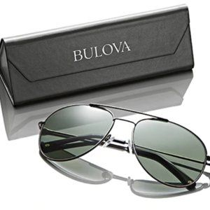 Bulova Aviator Sunglasses Gunmetal
